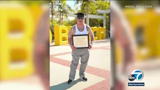 Man who spent half his adult life in prison graduates with honors from Cal State Long Beach | ABC7