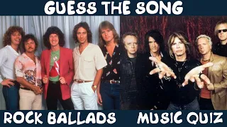 Угадай зарубежные рок-баллады | GUESS THE SONG | Power ballads MUSIC QUIZ