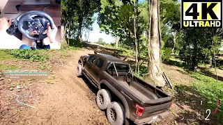 Ford VelociRaptor 6X6 | Offroading Forza Horizon 5 Hennessey Velociraptor Logitech g29 gameplay