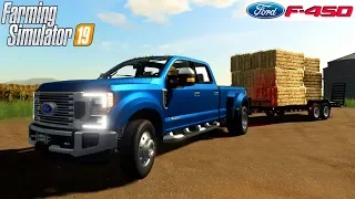 Farming Simulator 19 - 2020 FORD F-SERIES 250-450 Transportation of Straw Bales