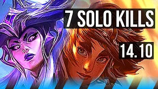 SYNDRA vs TALIYAH (MID) | 15/2/9, 7 solo kills, Legendary, 600+ games | NA Grandmaster | 14.10