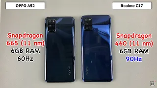 Realme C17 vs Oppo A52 Speed Test, Display Test, Camera Test