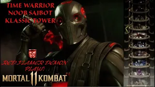 MK11 - Time Warrior Noob Saibot Klassic Tower Gameplay + Ending!!! (1080p - 60HZ)