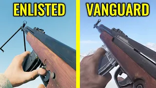 Enlisted vs Call of Duty Vanguard - Weapons Comparison