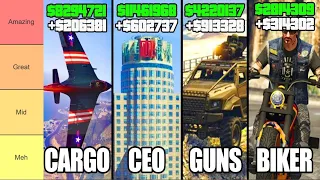 THE ULTIMATE BUSINESS TIER LIST! GTA Online