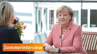 Sommerinterview mit Angela Merkel: Sicherheit hat einen hohen Stellenwert