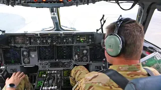 U.S. Air Force C-17 Globemaster III Take Off, Cockpit View • Joint Base Charleston