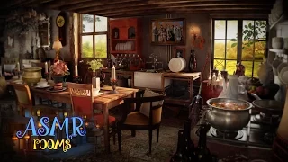 Harry Potter Inspired ASMR - the Burrow - Weasley's house kitchen Ambience and Animations