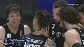 Last 3 min.  Virtus Bologna- Tortona G1 semifinal  Belinelli show Teodosic assist