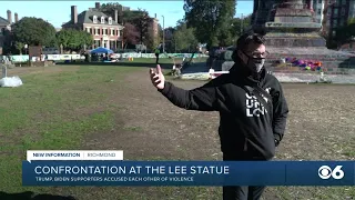 Police seek tips after 'confrontations' at Lee statue during 'Trump Train' in Richmond