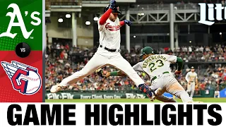 A's vs. Guardians Game Highlights (6/10/22) | MLB Highlights