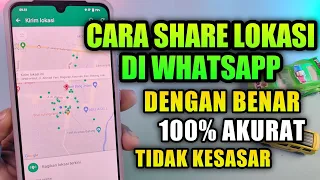 Cara share lokasi di WhatsApp dengan benar dan akurat