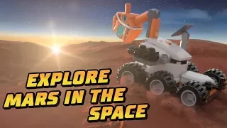 Go on a planet-digging adventure with LEGO© City Mars Research Shuttle!