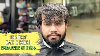 Engagement Hairstyle Makeover 💍 I take care of my customers - JASON MAKKI - सगाई बाल कटवाने