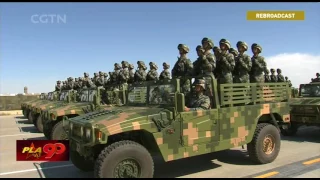 Военный парад в Китае 30 07 2017