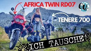 ERSTES MAL TENERE 700 | BLITZSCHNELL in die SCHEIßE 💩| Sustenpass