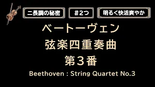 【第66回】ベートーヴェン : 弦楽四重奏曲第3番の話をします。 Beethoven: String Quartet No.3