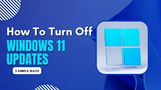 How to Stop Windows 11 Auto-Updates | Step-by-Step