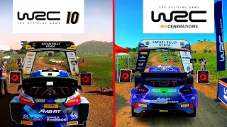 WRC 10 VS WRC Generations | PS4 Graphics & Physics Comparison