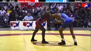 2011 U.S. Open FRI GR 55 KG: Spenser Mango vs. Jermaine Hodge 1st Place Match