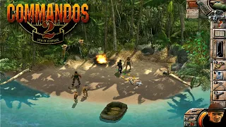COMMANDOS 2 Men of Courage | The Guns of Savo Island - full gameplay walkthrough & commentary (HD)