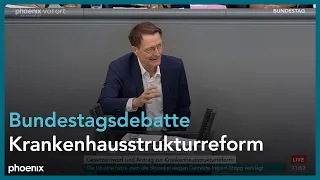 Bundestagsdebatte zur Krankenhausstrukturreform am 21.09.23