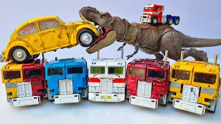 New TRANSFORMERS 7: Rise of the BEASTS - Evolution Optimus Prime, Robot Tobot, Dinosaur in Real Life