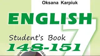 Карпюк 7 Тема 4 Урок 1 Speaking Сторінка 148-151 ✔Відеоурок