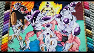 Drawing All Forms of Frieza #shorts