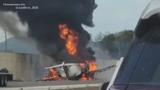 Two killed after plane crash lands on Florida interstate