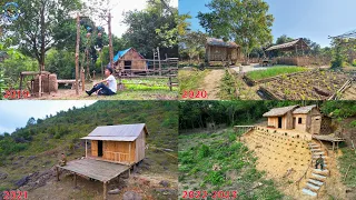 Full Video: 4 Years Alone In The Forest Building A Log Cabin, Grow vegetable, Poultry farming