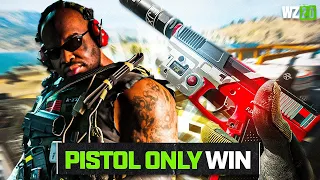 I WON with ONLY a PISTOL on Warzone 2.0 (Pistol Only Challenge)