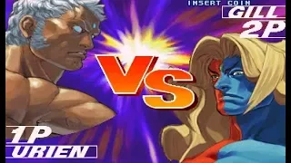 Urien Vs Gill SF3: 3rd Strike on Hardest Difficulty (Japanese Version)