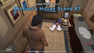 Tracey being sick - Michael's House Scene #1 - GTA 5