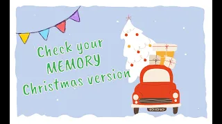 Christmas MEMORY game-10. Игры на уроках английского языка!