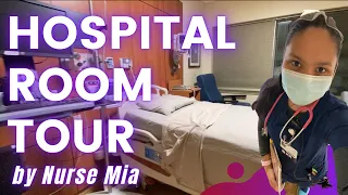 Hospital Room Tour in US (2022) by Nurse Mia