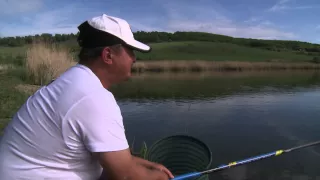 Pescuit cu varga alături de Benzar Zsolt
