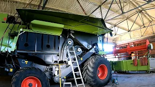 Claas Lexion 660 przegląd wariatora, przekładnia bezstopniowa napęd młocarni. Jak rozebrać wariator?