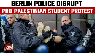 Police Break Up Pro-Palestinian Student Protest In Berlin As Demonstrations Spread Across Europe