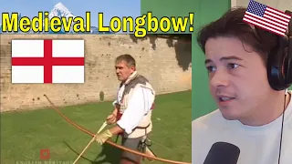 American Reacts How to Shoot a Medieval Longbow