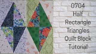 0704 Half Rectangle Triangles Free Quilt Block Tutorial | Block of the Day 2023 | Carol Thelen