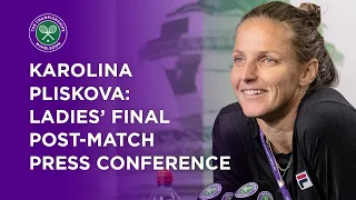 Karolina Pliskova Ladies' Final Post-Match Press Conference | Wimbledon 2021