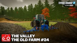 JOINING FIELDS & HARVESTING CORN - FS22 Timelapse The Valley The Old Farm Episode 24