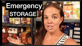 Healthy Emergency Food Storage for our Family of 12 - Plus A Pantry Solution!!!