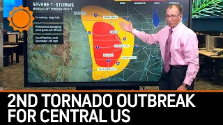 New Tornado Outbreak Threatens Storm-Ravaged Central US