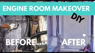 How to Fiberglass & Engine Room Makeover! (Sailing Nandji) Ep 120