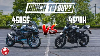 Which 450 CFMOTO is Right for YOU?! | 2022 CFMOTO 450ss VS 450NK