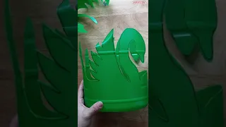 short recycle plastic bottles into duck flower pots||gardenning ideas