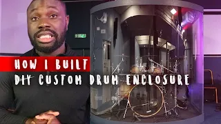 How I Built Our DIY Custom Drum Enclosure With Acoustic Treatments