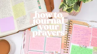 How I Pray Through My Prayer Journal! Coffee and Bible Time Prayer Journal